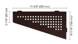 Schluter Shelf-E Quadrilateral Square Bronze SES3 D3 TSOB